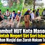 Sambut HUT Kota Masohi, Pemerintah Negeri Siri Sori Islam Gelar Pembersihan Masjid dan Ziarah Makam Tokoh Agama